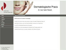 Tablet Screenshot of dermabaden.ch